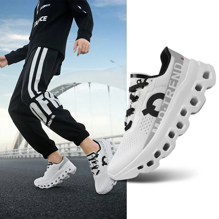 2026 Air Cushion Running Shoes Jogging Marathon Men Sports Breathable Lightweight Women's Comfortable Nonskid Leisure Sneakers