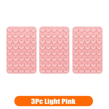 Silicone Suction Cup Phone Holder Multi-Functional Anti-slip Mobile Fixture Pad Double Sided Detachable For iPhone Huawei Tablet
