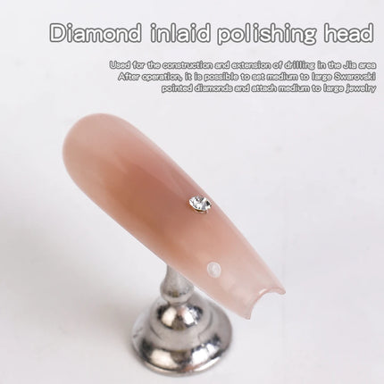 Kaniu 2.32mm/2.35mm Nail Point Positioning Drill For Grinding Head Tungsten Carbide Nail Tip Bottom Drill Bit Electric Nail Tool