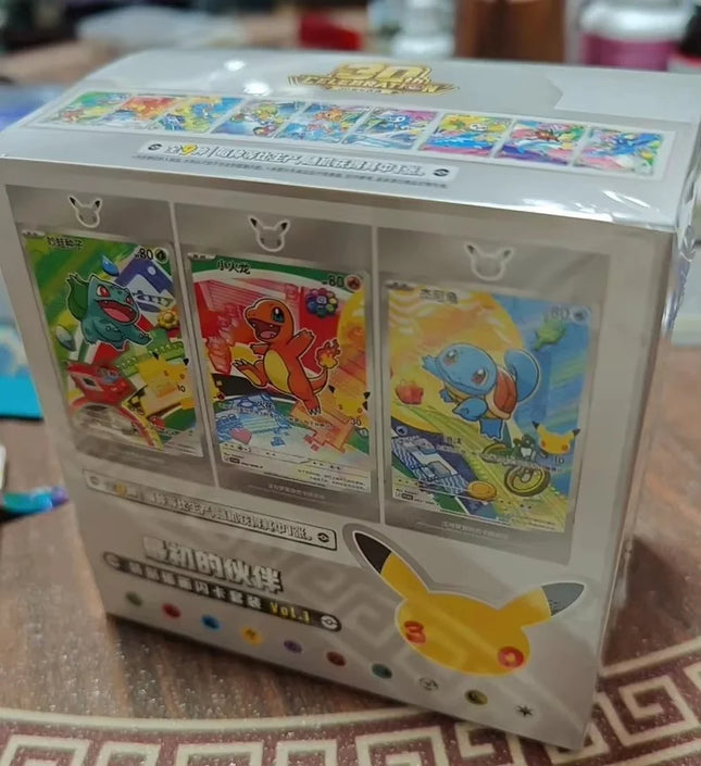 Echte Pokémon-Sammelkarte PTCG 30th Anniversary Celebration Gem Pack Vereinfachte Chinesische Version PKM Sammlung für Fans Geschenke