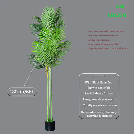 180cm Large Artificial Palm Tree - image 7
