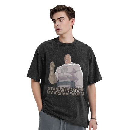 Conquest Invincible T Shirt Men's  Pure Cotton Awesome T-Shirts O Neck  Tee Shirt Short Sleeve Clothes Gift
