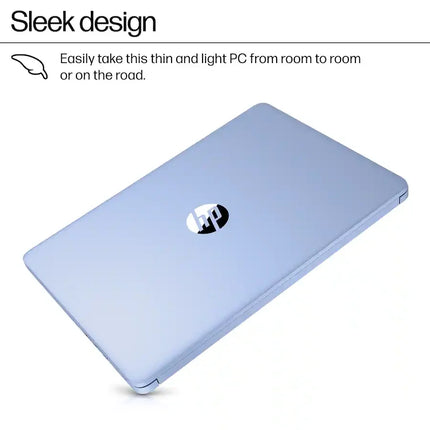 HP 14" HD LED Ultra Light Laptop with 1-Year Microsoft 365,Intel Processor N150,Up to 16GB RAM,384GB Storage (128GB UFS+256GB SD Card),Windows 11 S