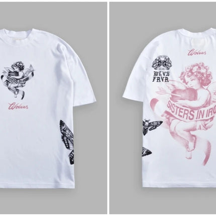 WOLVES CLUB Men T Shirt Sport Oversized Pure Cotton T-shirts Workout Gym Fitness New Short Sleeve Soft Tee Men Women Sport TEE
