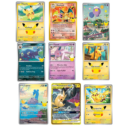 Diy Pokemon Ptcg  Pikachu Charizard ZekromL Umbreon Espeon 30th Print Card Classic Game Anime Collection