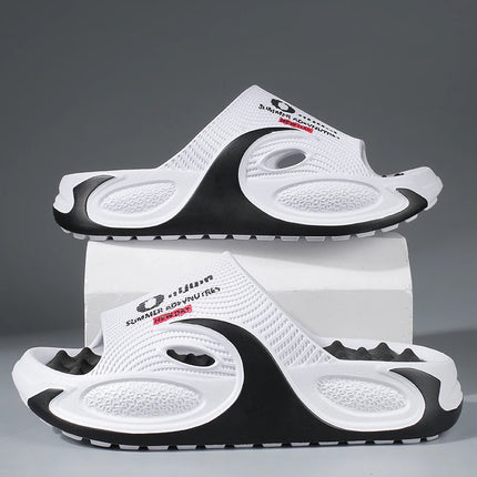 Summer New Design Men's Massage Slippers Indoor Outdoor Sandals Beach Men Casual Shoes EVA Soft Slides Male Couple House Slipper