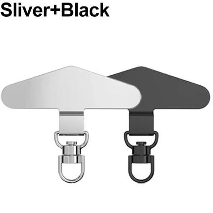 360° Rotation Metal Steel Phone Tether Tab Cell Phone Lanyard Patch Gasket Universal Cellphone Lanyard Safety Connecter Piece