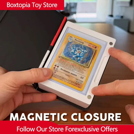 New Trading Card Binder Poke Book Pokemon Card Storage Box Durable Hard Protective Carrying Case Anime Card Collectors In Stock