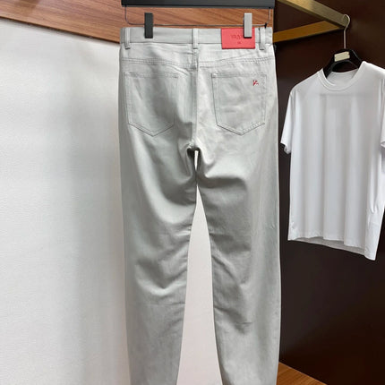 BLLIYOSS 2025 New Embroidered Casual Pants Product Leisure Breathable outdoors Big size 30-40 Pants recombinant cotton fabric