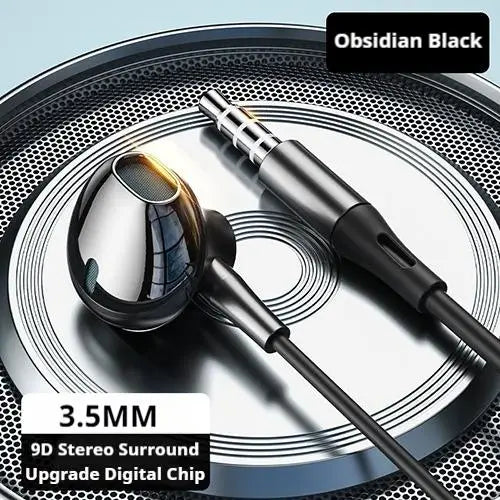 USB-C&3.5mm Headphones HiFi Bass Stereo Volume Control Headset In HD Mic Wired Earbuds For IPhone15-17/Samsung - product imag