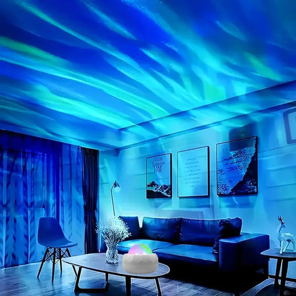 LED Atmosphere Night Light Northern Lights Starry Sky Projector Lamp Party Decoration Gifts Living Room Romantic Light Shadow