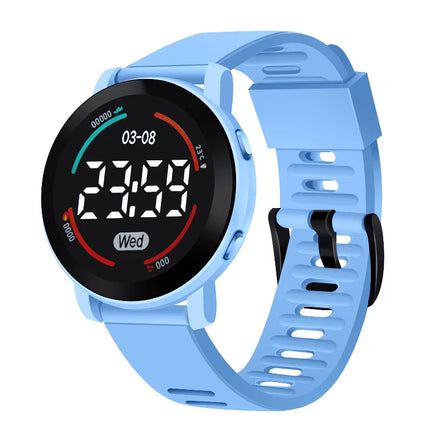 LED Digital Kids Watches Luminous Waterproof Sport Children Watch Silicone Strap Electronic Wrist Watch For Boys Gril Reloj Niño