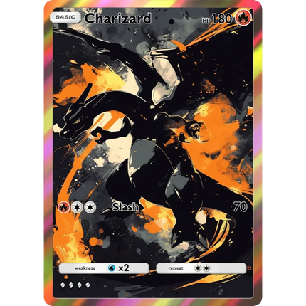 Pokemon Cards Charizard PTCG Holographic Rare Collection Cards Mewtwo Creativity Game Anime Shining Mewtwo Pokemon Cards Gift