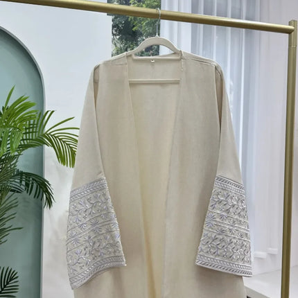 Eid Muslim Embroidery Abaya for Women Party Dress Ramadan Abayas Long Dress Kaftan Vestidos Largos Dubai Robe Jalabiya 2025