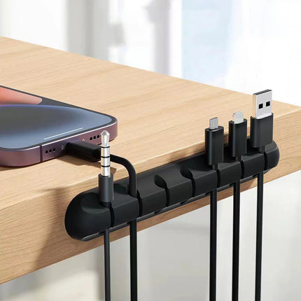 Adhesive Cable Holder Clips Cord Management Wire Organizer for Desktop USB Charging Cable Nightstand Power Cord Mouse Cable