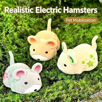 Interactive Cat Toy Electric Cat Toy Mouse Interactive Electric Hamster Cat Toy Self-Moving Obstacles Avoid WE15SF12WE 1