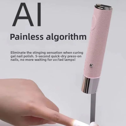 ONAIL Nail Art One-line Light Automatic Sensor Nail Lamp Handheld Nail Art Baking Lamp Small Phototherapy Lamp for Nail Salon