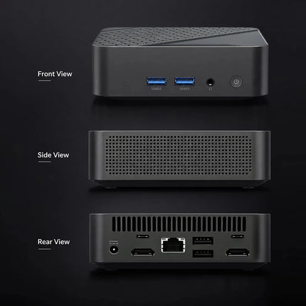 2026 Intel N150 Mini PC 16GB DDR4 M2 NVMe SSD 512GB Triple 4K WiFi6 BT52 Silent Cooling Office Home Desktop Pro Ultra