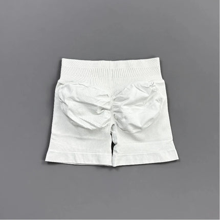 HISTELLO Gym Shorts 4.5" Women Fitness Sports Biker Shorts Low Waist Running Pants Workout Scrunch Butt Yoga Seamless Leggings