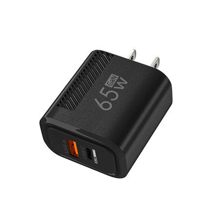 65W GaN Fast Charging USB USB-C Charger US EU Plug PD 3.0 Quick Charge Travel Wall Charger For Phone Adapter For - product im