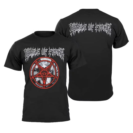 Classic Cradle of Filth Band Extreme Gothic Black Metal Casual T-Shirt Cotton Graphic Tee Men Women Summer Streetwear