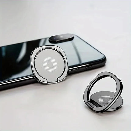 Ultra-thin Phone Stand Finger Ring Holder 360° Degree Rotation Folding Metal Phone Stand Mount Smartphone Holder for Phone
