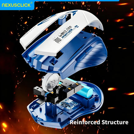 NexusClick Bluetooth 5.4 & 2.4G Wireless Mouse With Finger Rest, 6 Buttons Gaming Office Silent Mice Rechargeable - product i