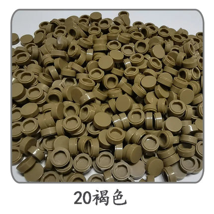 1000pcs/lot Tile 1x1 Round 98138 Special Brick MOC Building Block Small Particle Bricks Parts Compatible with 98138 LOGO Toys