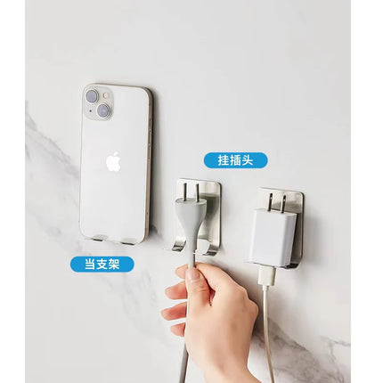 Bathroom Stainless Steel Razor Holder Storage Hook Wall  Men Shaving Shaver Shelf Punch Free Razor RackBathroom Accessories