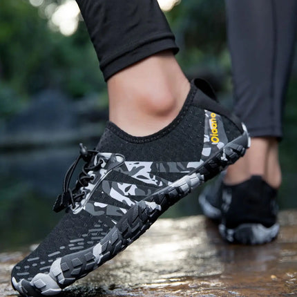 Oiaano Unisex Man Woman Shoes Anti-Non Slip Durable Black Water Barefoot Soft Sole Light Breathable Sport Outdoor Walk Running