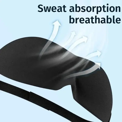 Sleeping Mask Cover Slaapmasker Blockout Eye Comfort Blindfold Concave Light with Women Men Office Use Aid Eye Travel