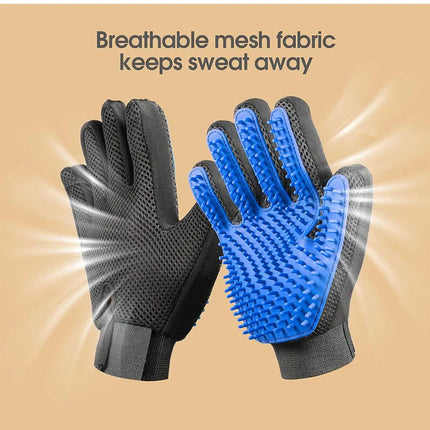 New Silicone Cat Hair Remove Gloves Rubber Pet Beauty Cleaning Grooming Effective Massage Dog Combs Floating Brush Glove