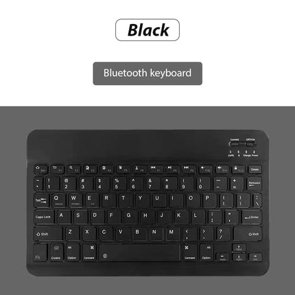 Bluetooth Wireless Keyboard With Mouse Portable Mini Rechargeable Keyboard For Ipad Tablet Android Ios Windows - product imag