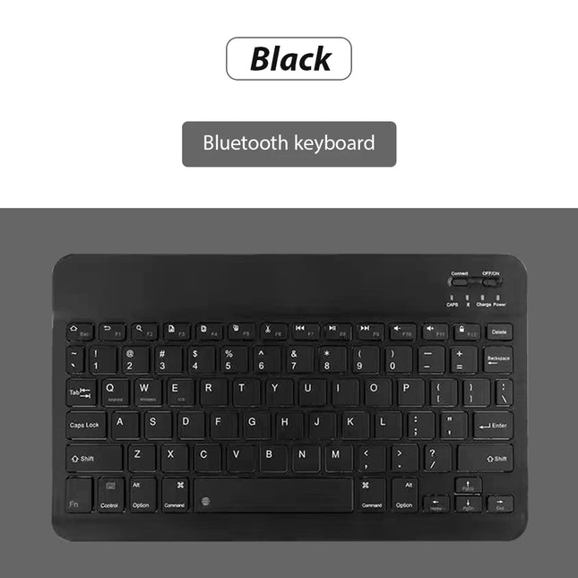 Bluetooth Wireless Keyboard With Mouse Portable Mini Rechargeable Keyboard For Ipad Tablet Android Ios Windows - product imag