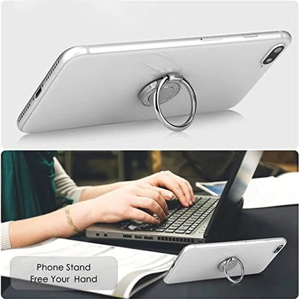 Fashion Bling Finger Ring Phone Holder Back Sticker Stand Mobile Phone Accessories Portable Ring Bracket for Xiaomi iPhone 14 15