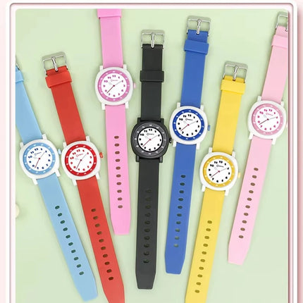 OHSEN Kids Sport Watches 30M Waterproof Pink Silicone Quartz Wristwatch Children Watch For Boys Girls Gifts