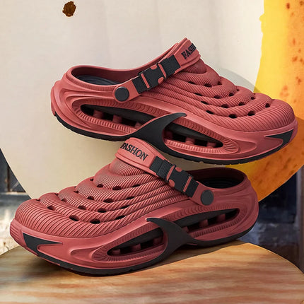 Outdoor Beach Thick Bottom Sandals Men 2026 Summer Eva Soft Sole Platform Clogs Men Comfortable Non Slip Sport Sandals Couple