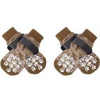 4Pcs Brown / S
