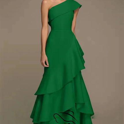 YZ Elegant Sky Blue A-line Women Maxi Evening Dress Muti-layer Floor Length Prom Party Dress Formal Occasion 2026 Customized