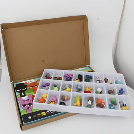 ==2025new 24pcs/48pcs Sprunki Figures Mode Toys Sprunki Incredi box Anime Action Figures Sprunki Game Cartoon