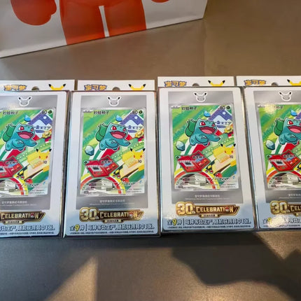 In Stock Original Pokemon PTCG Card First Partner SIR Set Vol.1 Vol.2 SV16.0 30th Anniversary Celebration Collectible Cards Toy