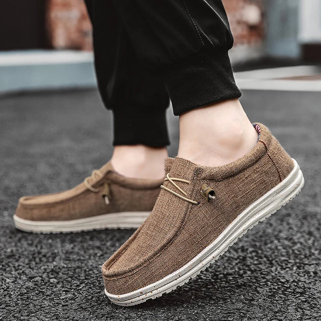 Brand Men Casual Shoes Fashion Denim Canvas Shoes Breathable Men Walking Flat Shoes Outdoor Large Size - product image 2