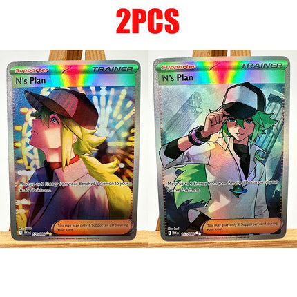 PTCG WHT BLK Victini Zekrom Reshiram Hida English Toys Hobbies Hobby Collectibles Game Collection Anime Cards
