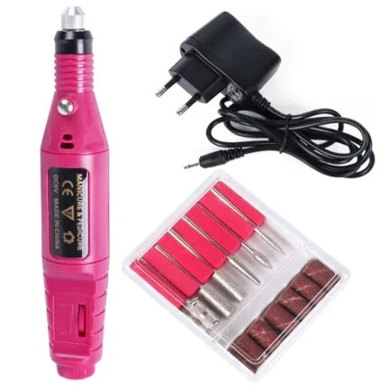 Professional Nail Drill Machine Electric for Manicure Milling Cutter Set Nails Files Drill Bits Gel Polish Remover Tools