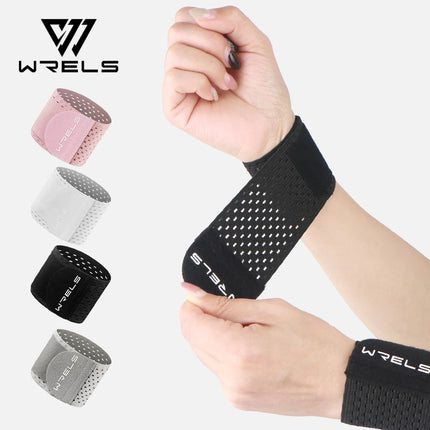 WRELS Wristband Wrist Support Brace Straps Thin Elastic Adjustable Wrist Guard Support Basketball Run Gym Training Wrist Wraps