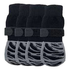 4Pcs Paw Print / L