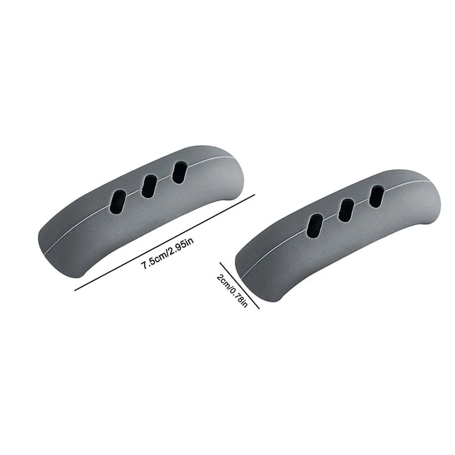 2Pcs Silicone Pan Handle Cover Heat Insulation Assist Handle Holder Grip Sleeve Kitchen Gadgets - product image from BSM MART