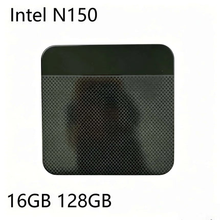Compact Intel N150 Mini PC Multiple Configurations  NVMe SSD WiFi6 Triple 4K Silent Desktop for Home Office Media Editing