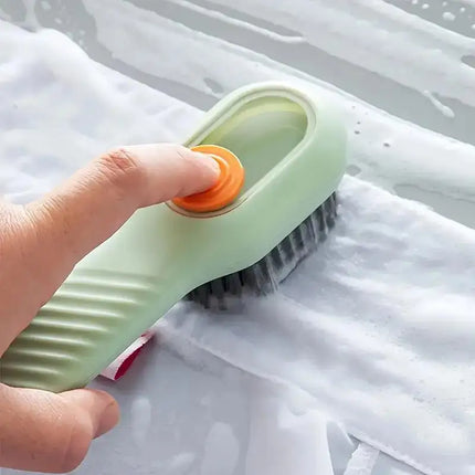 Multi-surface Liquid Shoe Brush - Soft Bristles & Ergonomic Handle For Bathroom, Kitchen & Laundry Cleaning - product image f