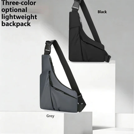 Men's Versatile Casual Chest Bag Multi-color Option Crossbody Shoulder Bag for Daily Commuting Outings